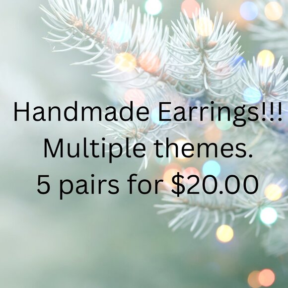 Mystery Earrings Pack 5 For $20 - Picture 1 of 12